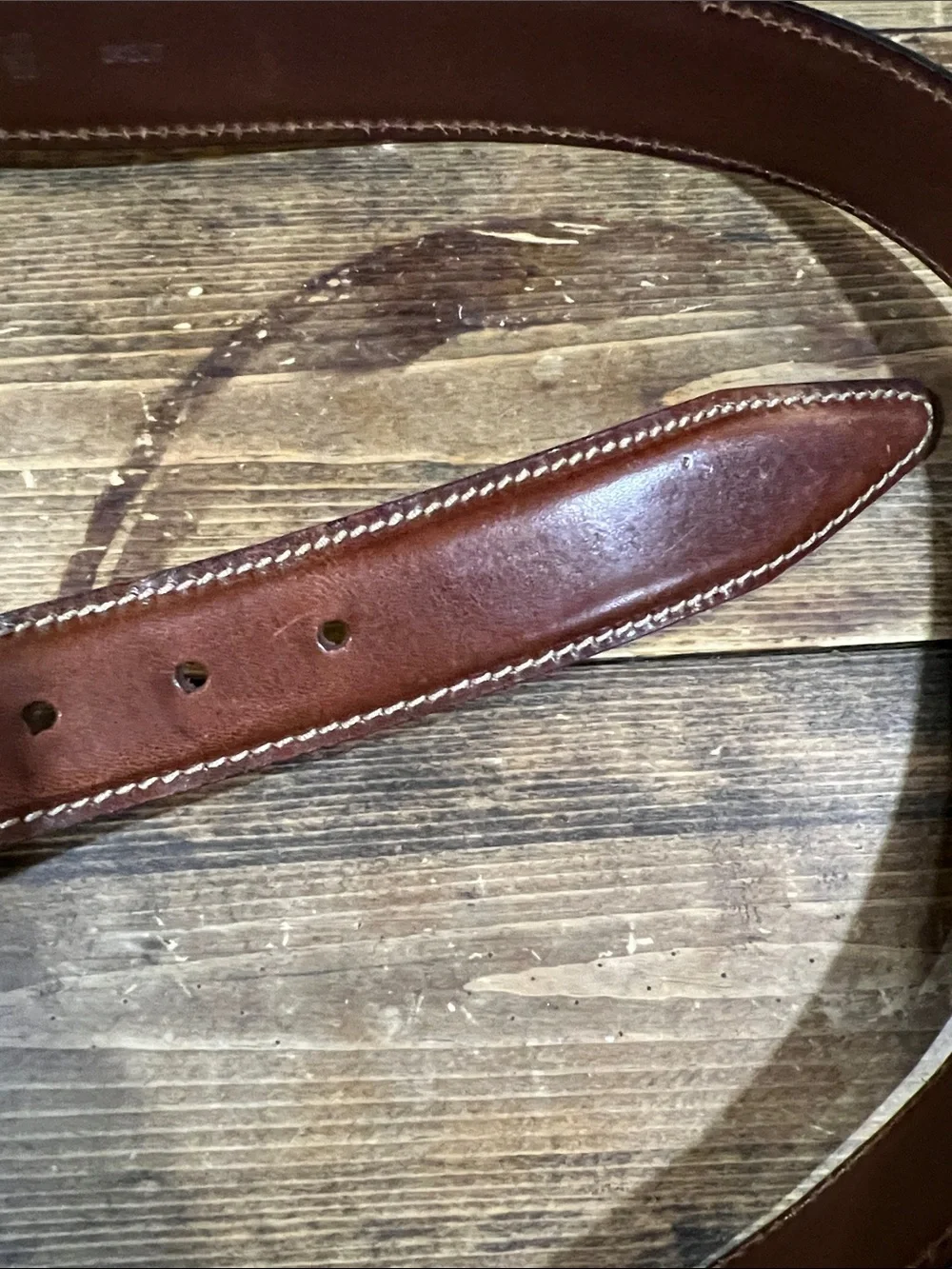 Allen Edmonds genuine Leather Men’s Belt in Brown